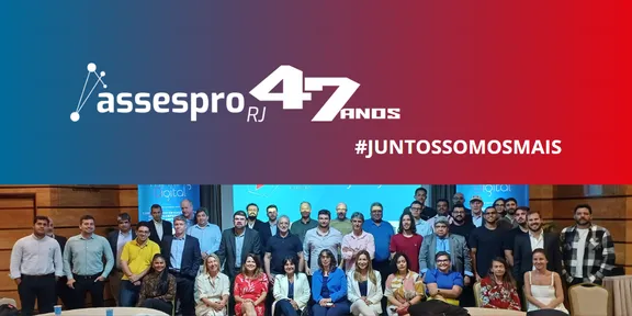 Aniversário de 47 anos de fundação da Assespro, no Rio de Janeiro.