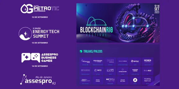 A área de eventos da Assespro Rio de Janeiro fecha uma parceria com uma das principais plataformas de inovação do Rio, o Blockchain Rio Festival